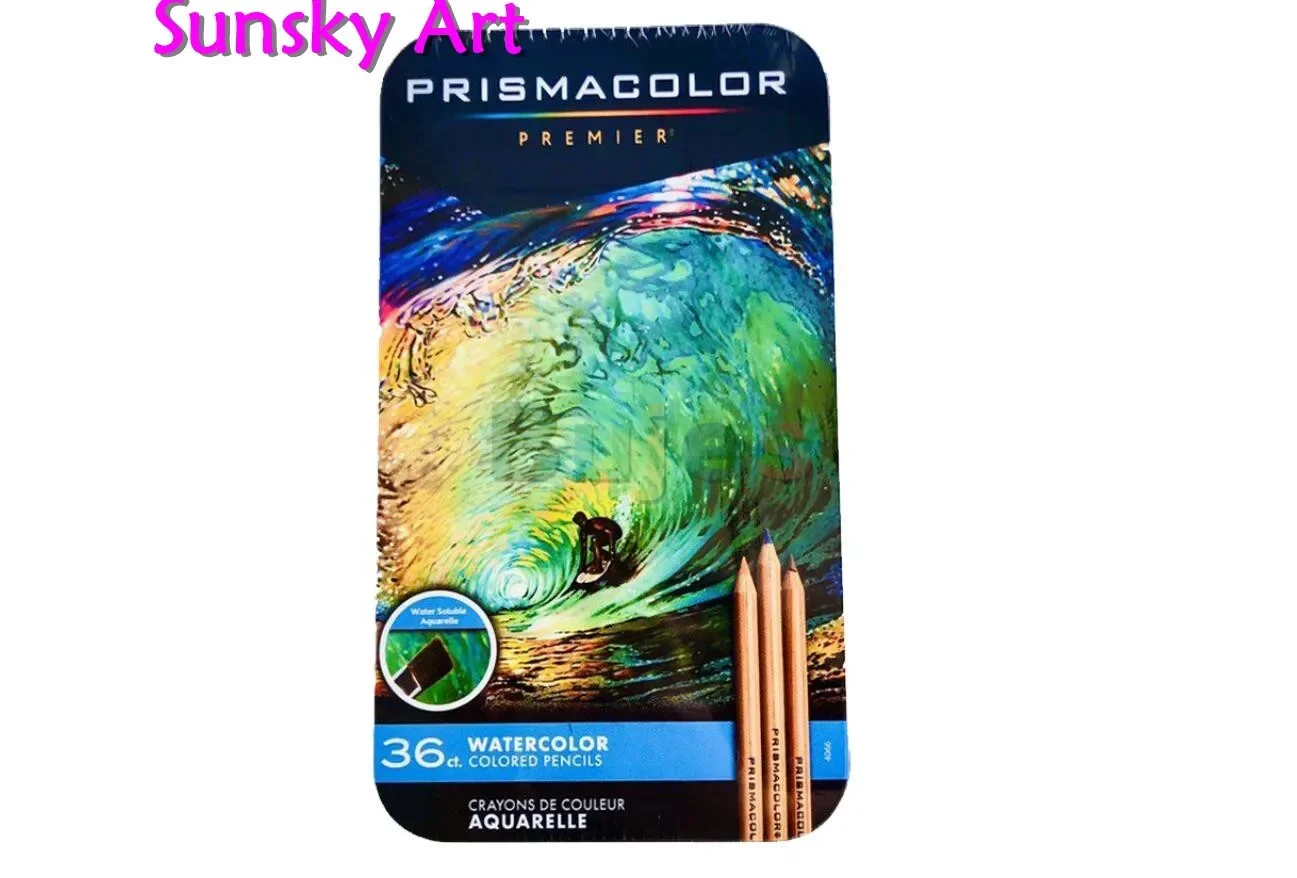 الولايات المتحدة الأمريكية 36 لون الأصلي Prismacolor Premier طفل رسم أقلام رصاص قابلة للذوبان في الماء 4.0 مللي متر لينة الأساسية سانفورد Prismacolor الفنان أقلام رصاص s