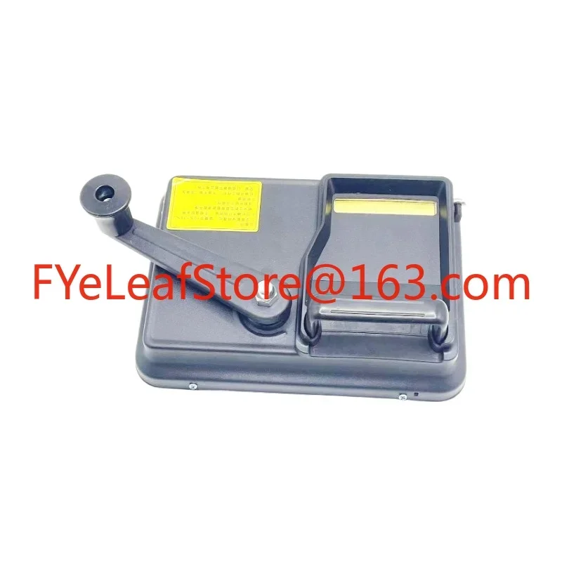 

A complete set of manual household double track tube rolling machine and self-made push material rolling machine