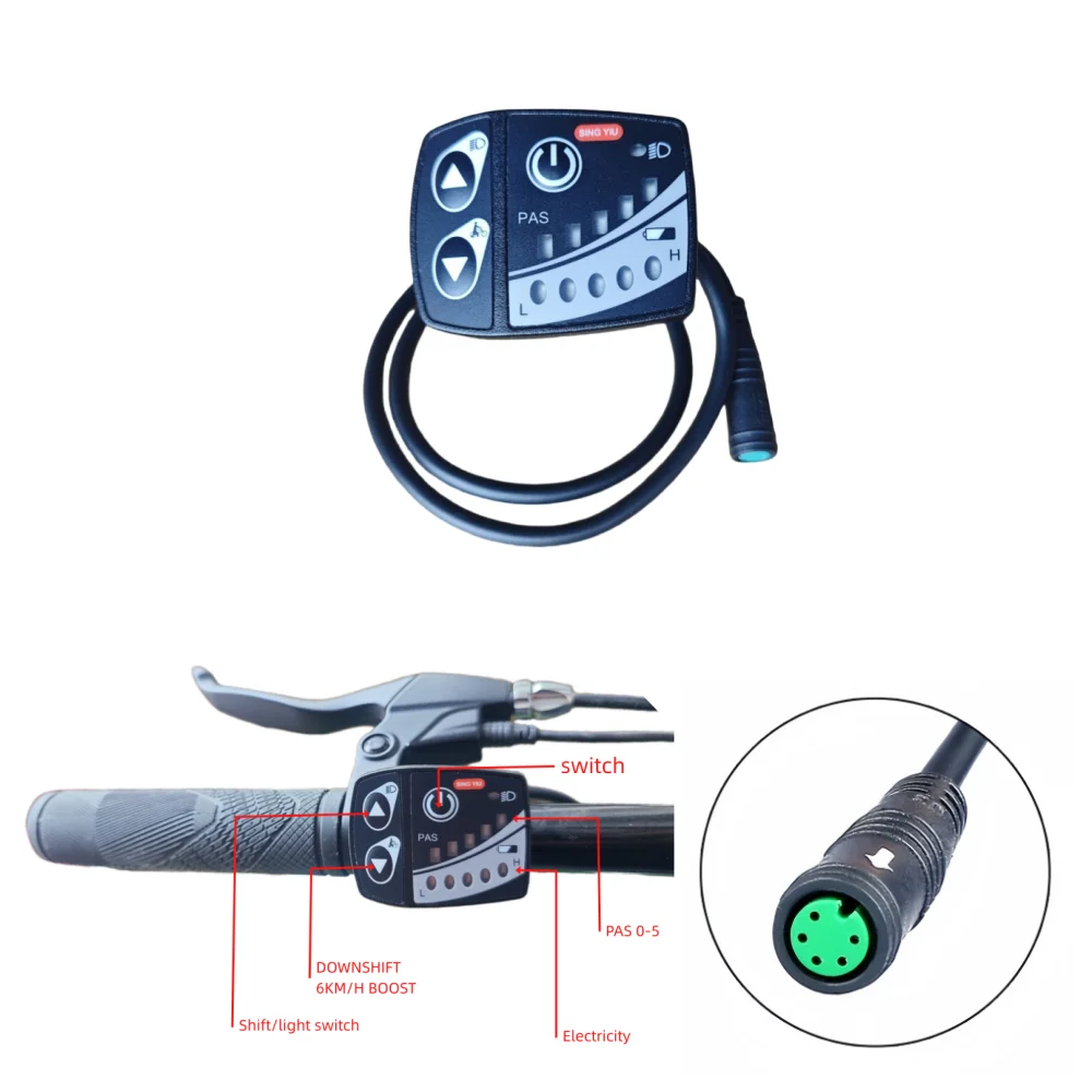 

Дисплей для электрического велосипеда UART-Protocol MiNi-дисплей для двигателя BAFANG G340 G320 BBS0102B BBSHD