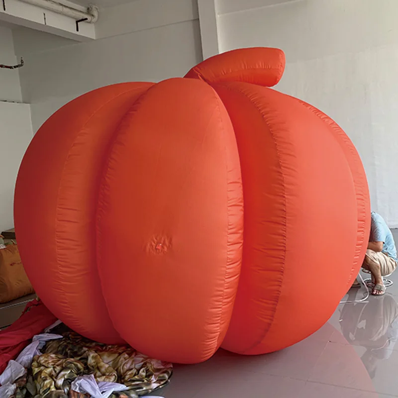 Calabazas inflables con sopladores, accesorios decorativos para actividades cuadradas al aire libre de Halloween