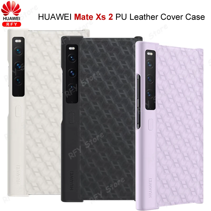 Original HUAWEI Mate Xs 2 Case Folding PU Leather Cover Shell for HUAWEI Mate Xs 2