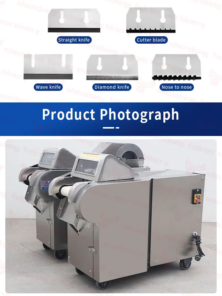 YQC660 Automatic Multifunctional Vegetable Slicer Cutter Onion Chopper Dicer for Food Shops