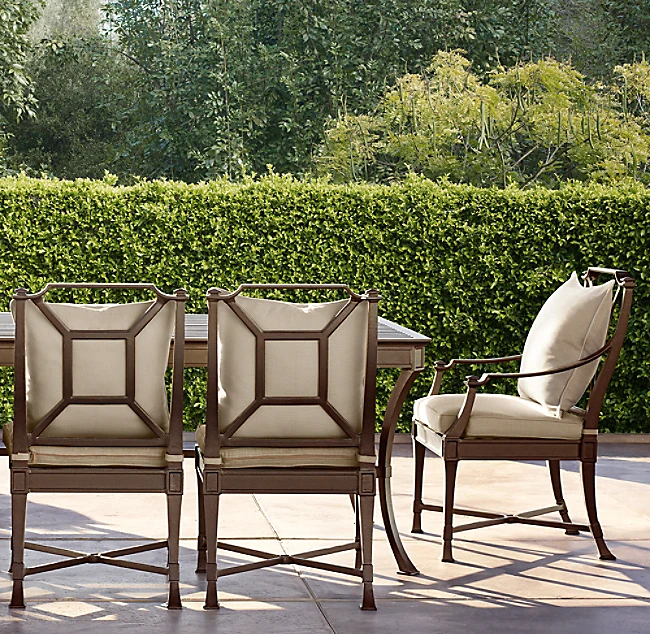 

Лидер продаж, современная уличная мебель для патио, литая нержавеющая прочная 8-местная алюминиевая обеденная набор