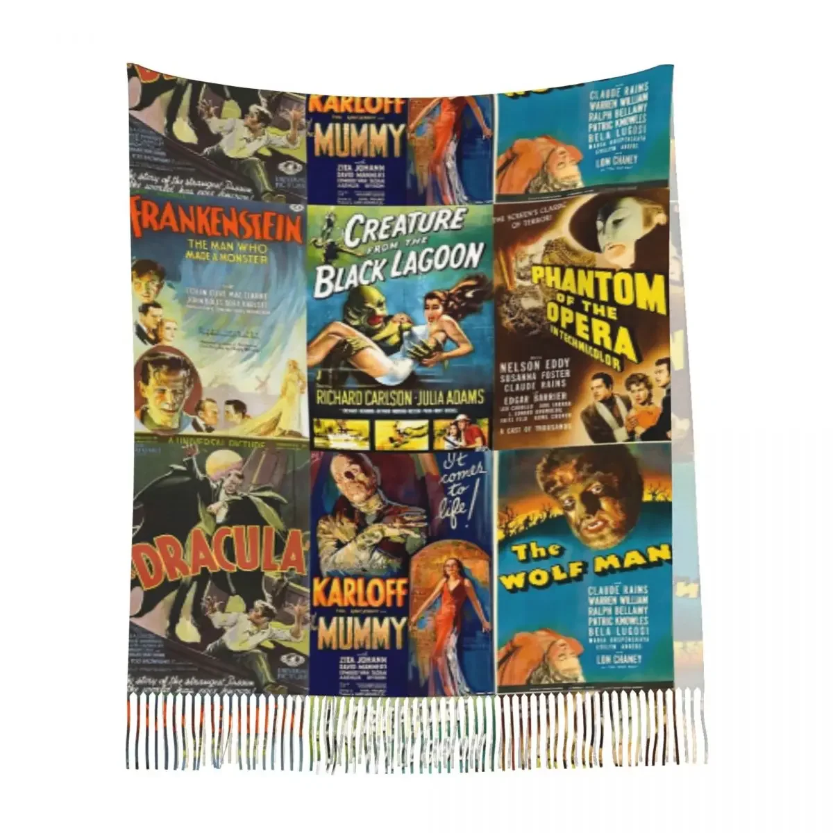 

Универсальный шарф с кисточками, женские мягкие теплые шали и накидки, большая осенне-зимняя шаль