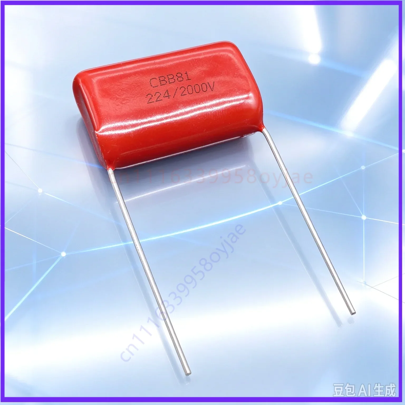 Premium CBB81 Copper Lead Film Capacitor 224 0.22uf 220nf 2000v 2kv for Ultrasonic Mask Machine  100pcs