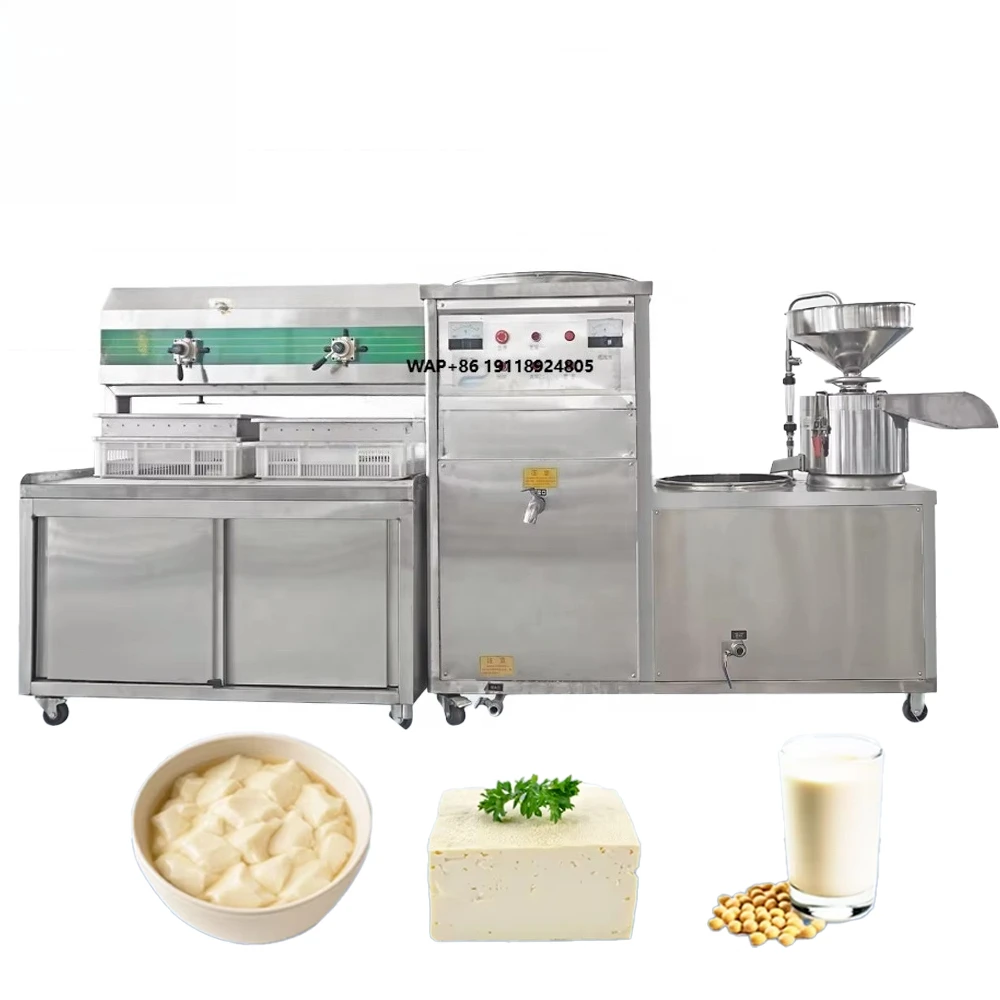 Industrielle Vollautomatische Sojaprodukt-Verarbeitungsmaschine Multifunktionale Sojamilch- und Tofu-Produktionsanlage