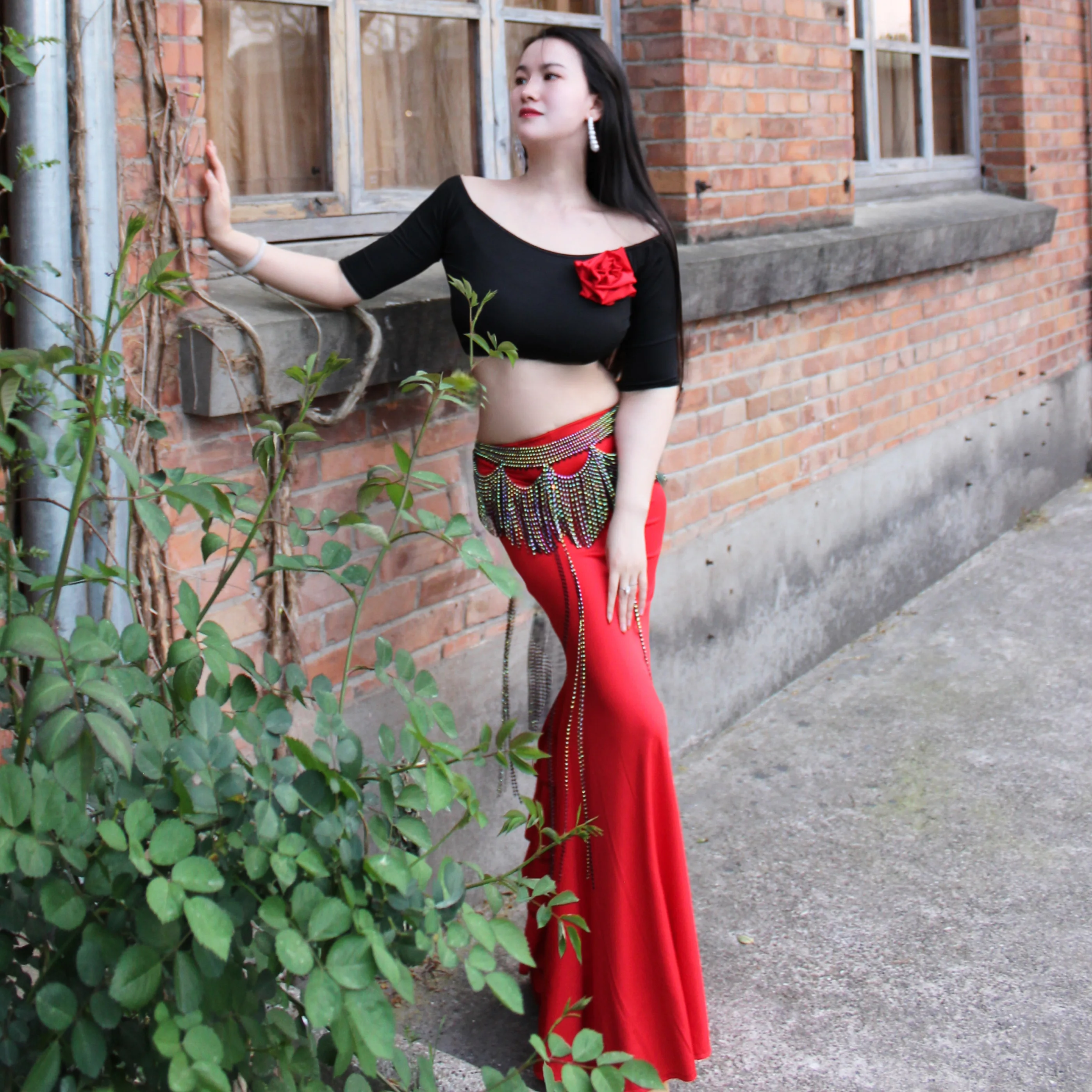 

New BellyDance Costumes for Women Advanced Elegant Performance Set Adult Oriental Belly Dancing Professional Practice Clothes