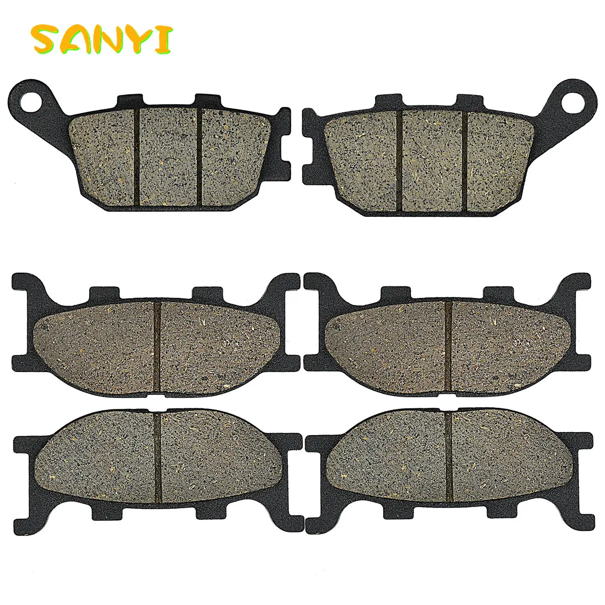 Brake Pads For Yamaha FZ6N FZ6S FZ6R 2004-2006 2012-2017 Front Rear Brakes