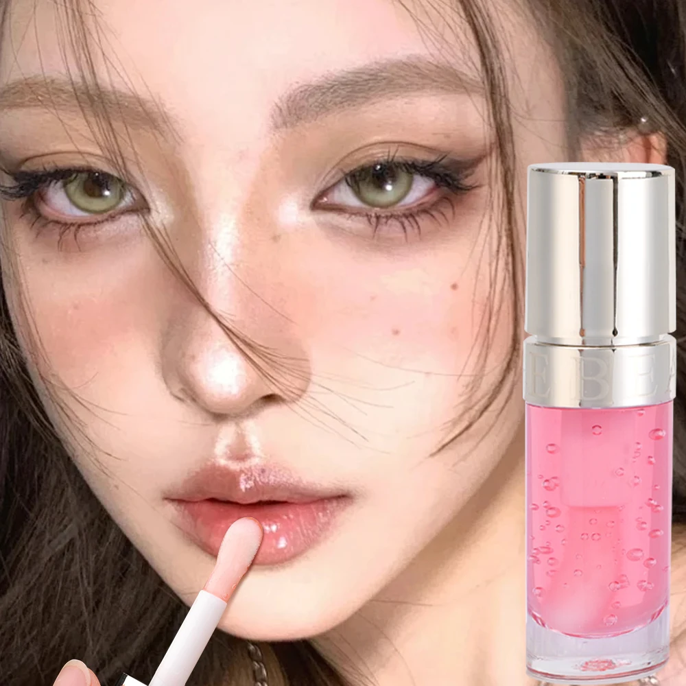 Cherry Red Liquid Lipstick Jelly Lasting Anti-drying Lip Gloss Sexy Moisturizing Non Sticky Cup Lip Tint labbra coreane Oil Makeup