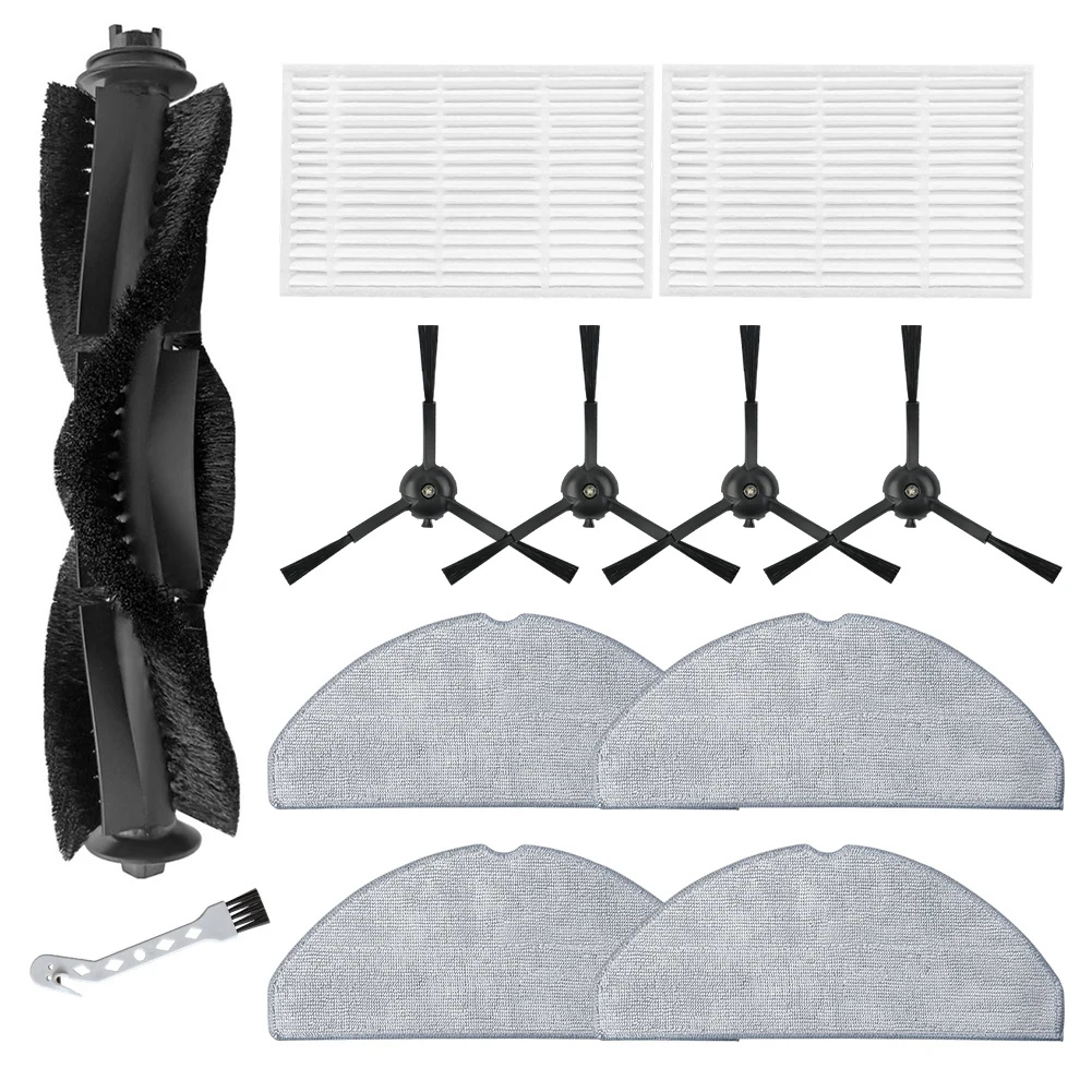 Vacuum Accessory Set For Lubluelu L40 B40 L15 For Ultra Max Includes Main Brush Side Filters Mop Cloths