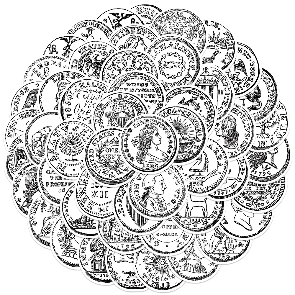 

10/30/50 шт. черно-белые чернила стиль древние художественные наклейки DIY дорожный багаж гитара холодильник ноутбук граффити наклейки детские наклейки