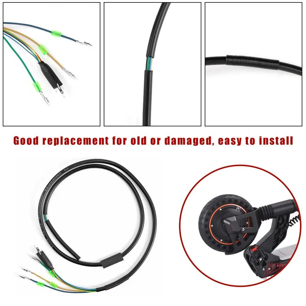 Motor Cable with 5 Wires Hall Senor Connector for Kugoo M4/ M4 Pro Electric Scooter Motor Engine Wire Spare Parts Accessories