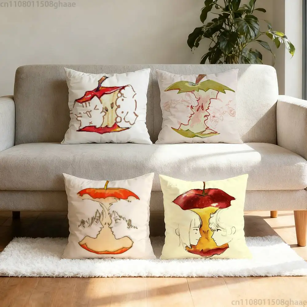 

Funny Apple Art pillowcase casual style decoration, suitable for home decoration (excluding pillow core)