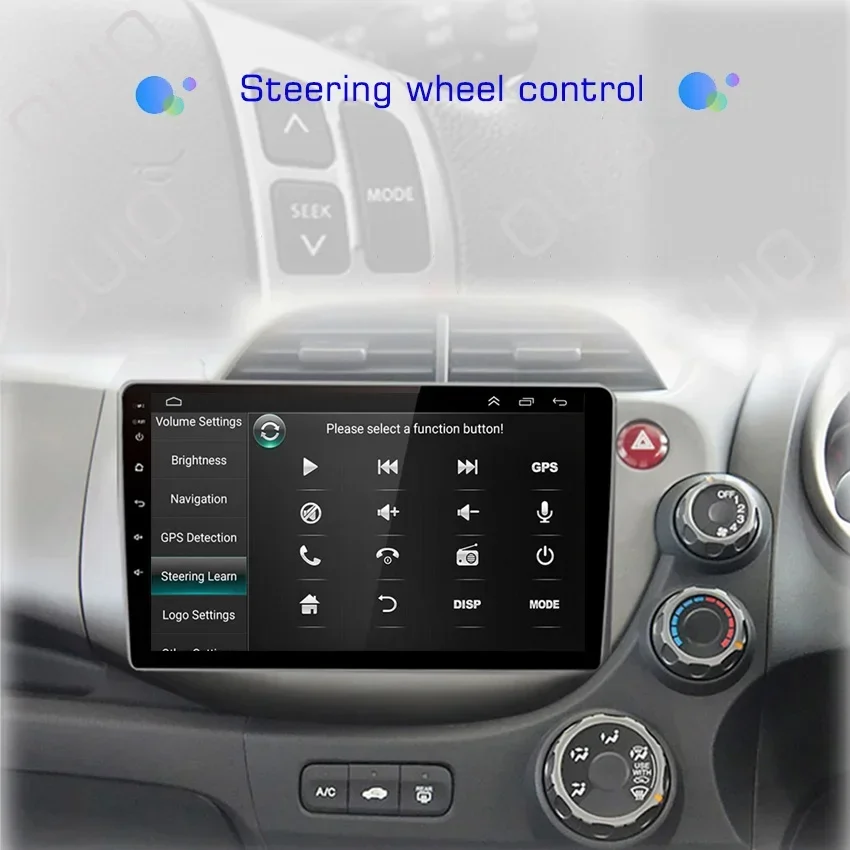 Android 15搭載のCarplay対応カーステレオ、ホンダフィット/ジャズ（2007-2013）用、ナビゲーション、GPS、レコーダー、マルチメディア、ビデオプレーヤー、4G+WiFi、DSP機能付き