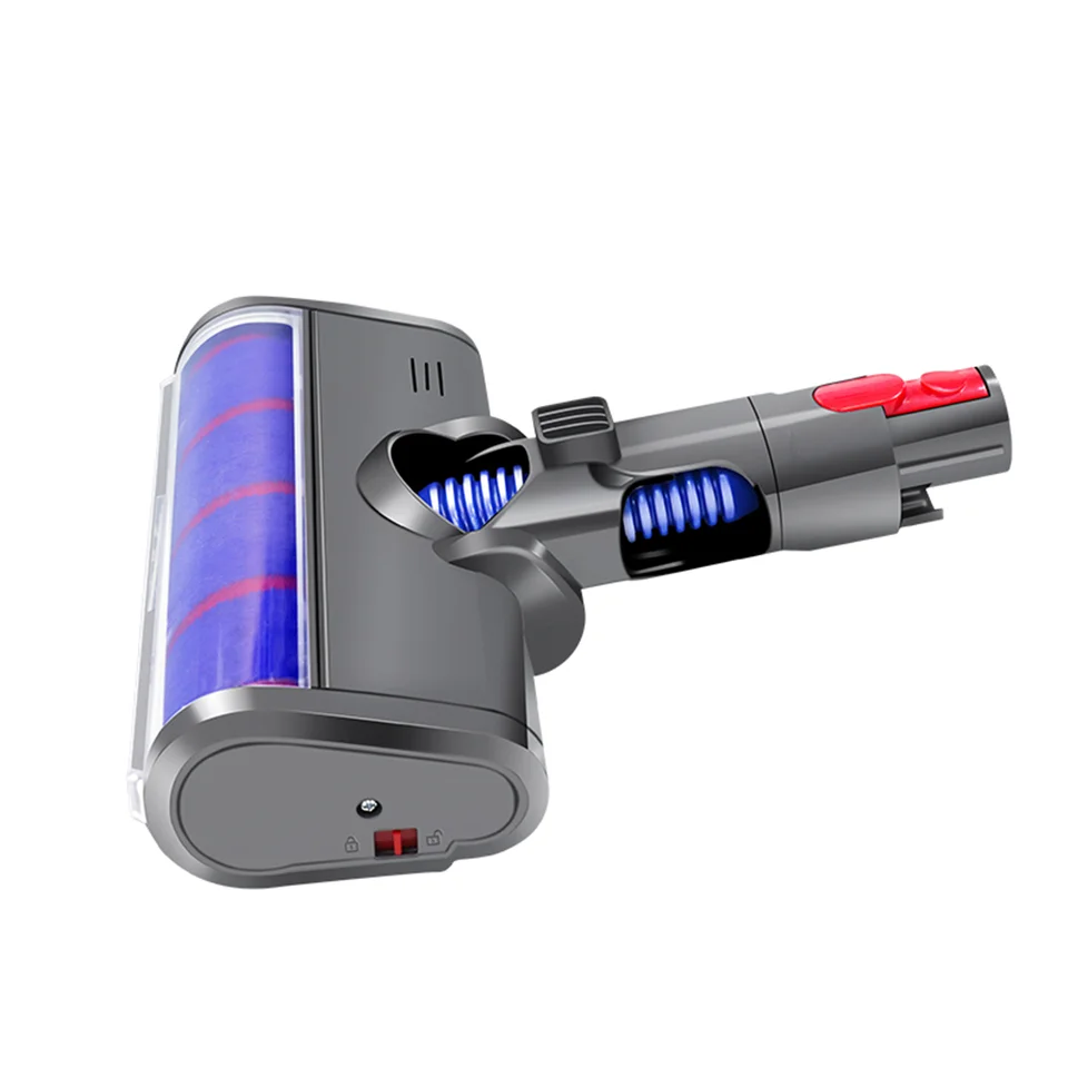 Testa per pavimenti girevole all'ingrosso Doppio spazzola a rullo morbido Compatibile con parti per aspirapolvere Testa del motore ruotabile