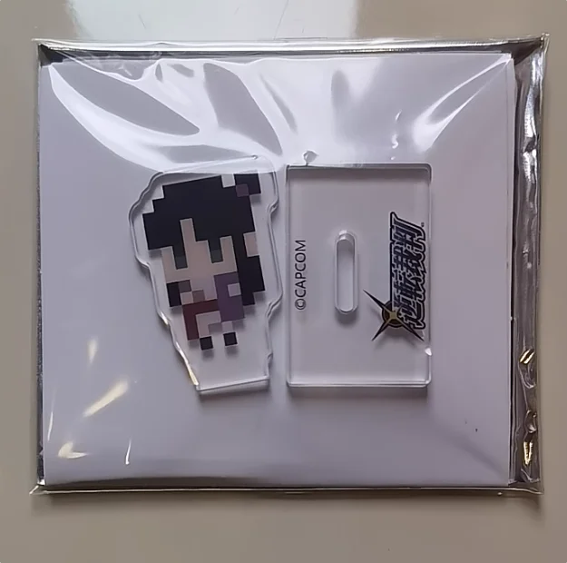 Ace Avvocato Anime Phoenix Wright Mia Mei Yumihiko Cosplay Cartoon Acrilico Figura Stand Cartolina Ciondolo Distintivo Fan Regalo di Natale