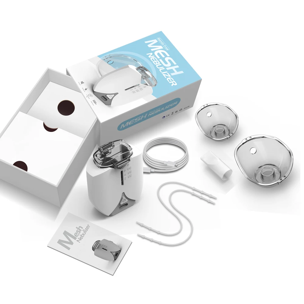 JYhealth-nebulizador portátil de mano para niños y adultos, miniatomizador silencioso, manos libres