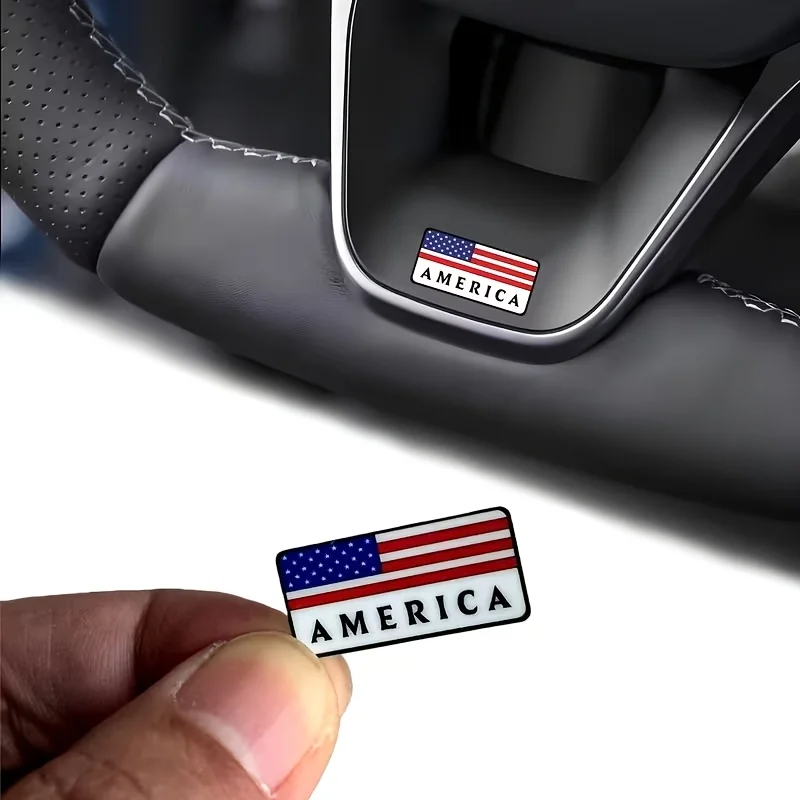 Pegatinas para coche estilo bandera de Estados Unidos | Emblemas y Calcomanías Automotrices para Autos, Motocicletas y Cascos