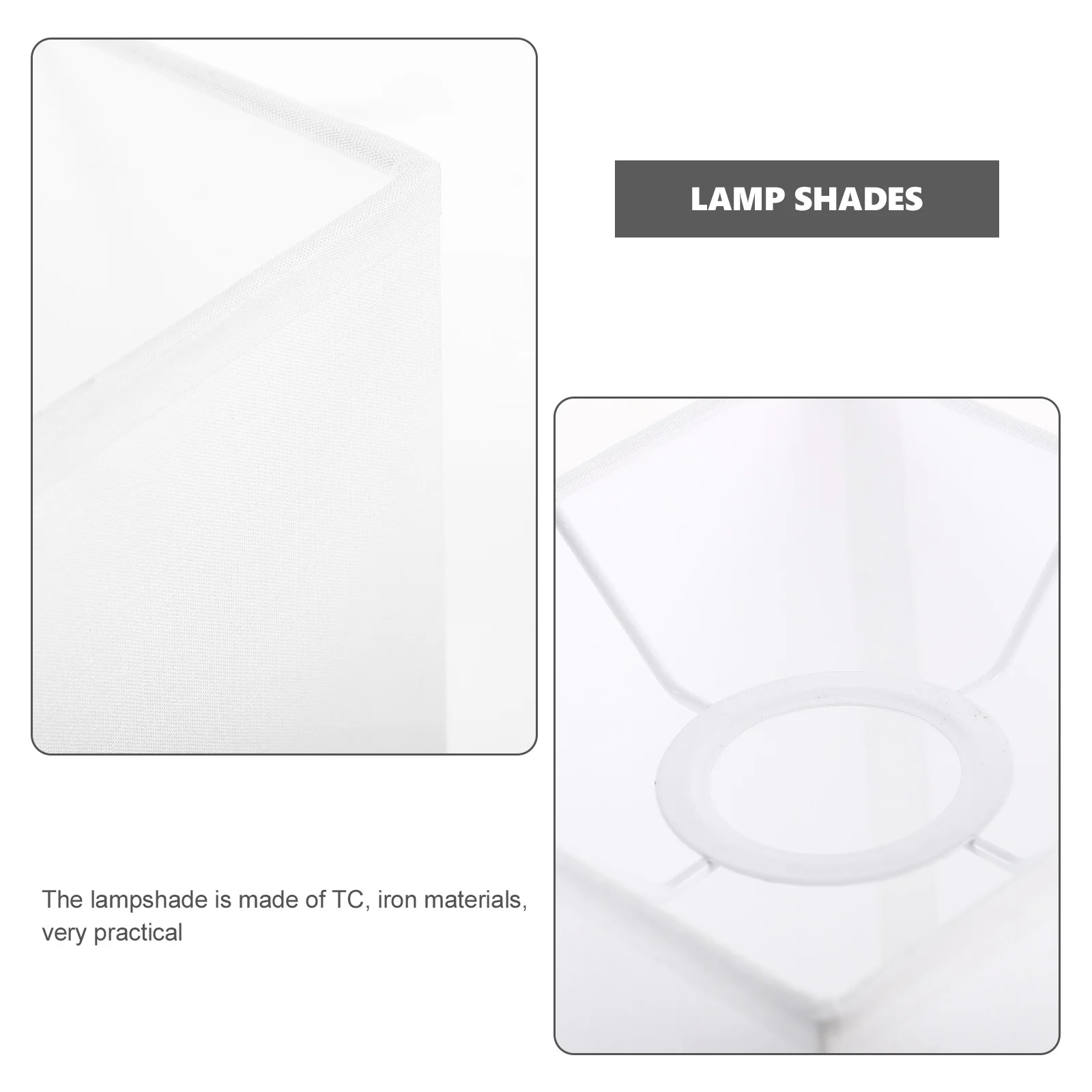 

Simple Elegant Table Lamp Shade Replacement Iron Cloth Material Vintage Style Home Hotel Office Desk Lamp Cover Decoration