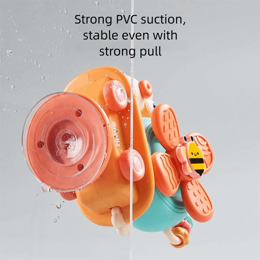 Design staccabile Ventosa Lumaca Spinner Funzione di rotazione Ventose Auto sensoriale Design creativo Sviluppo sensoriale