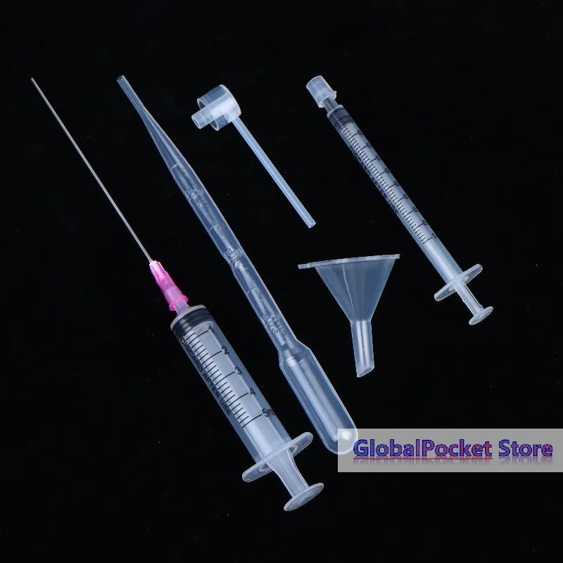 [TG823]5Pcs Plastic Diffuser Syringe Straw Dropper Funnel Spray Dispensing Required Cosmetic Tools Perfume Refill Tools Set