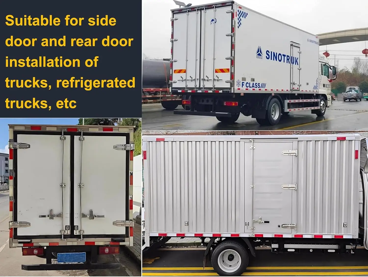 11 Inch Heavy  304 Stainless Steel Door Hinge Screw/Weld Installation for Truck Freezers Cold Storage Wooden Doors