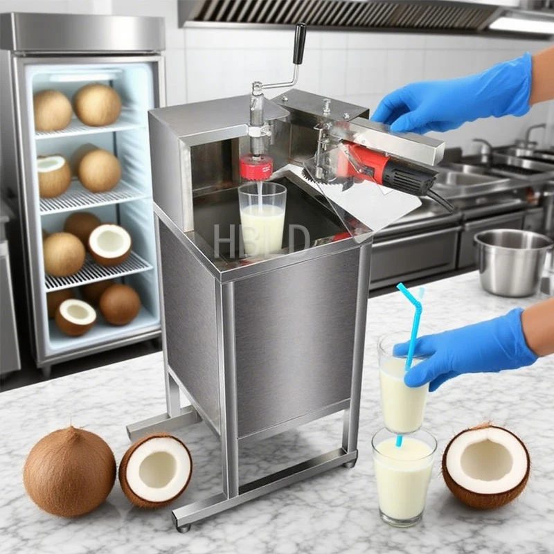 

Commercial Fully Automatic Coconut Opening Machine Half Shell Cutting Device for Business Use