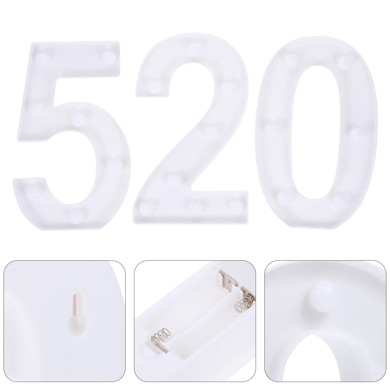 

LED Digital Lights Birthday up Number Numbers with Lighted for Parties Party Night