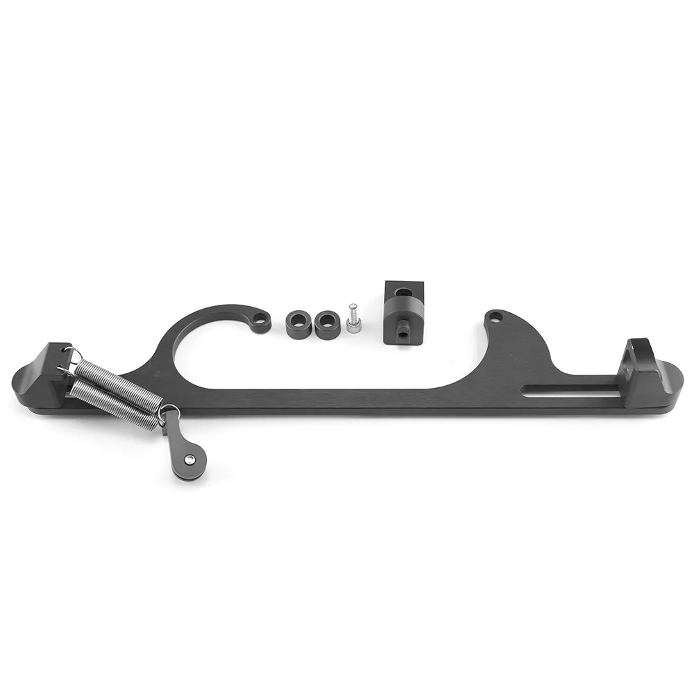1 pc 4150 e 4160 boleto de alumínio suporte do cabo do acelerador para ford cabido rápido combustível carburador 350 ff