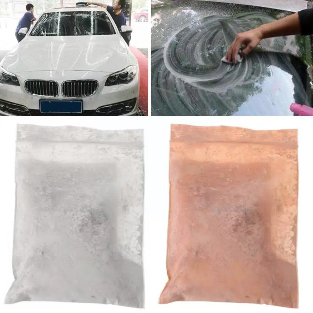 50g Glass Polish Cerium Oxide Powder Car Window Scrach Glass Powder Remove Polishing Powder Mirrors Earth Repair Composite A8S4