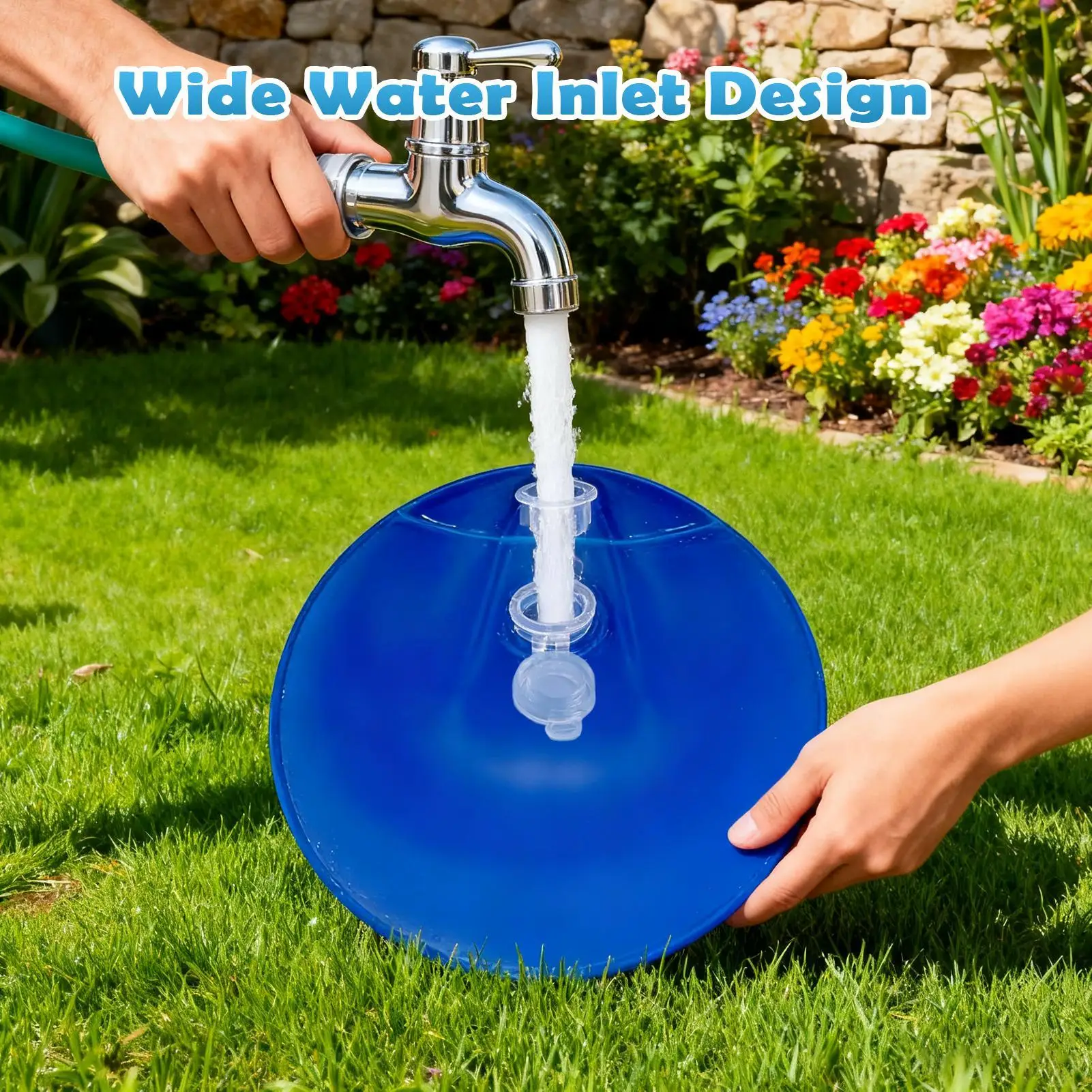 Water Bags For Pool Cover 10 Pieces Pool Hangable Water Bags With Buckle Swimming Tub Weights For Poolside Backyard Garden