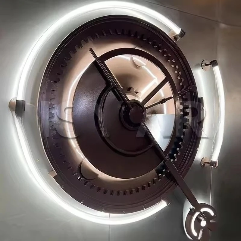 

Киберпанк Светящаяся шестерня Бар Окружающий свет Подвеска Цветное металлическое украшение стены КТВ Ресторан Кофейня - Сварочная технология