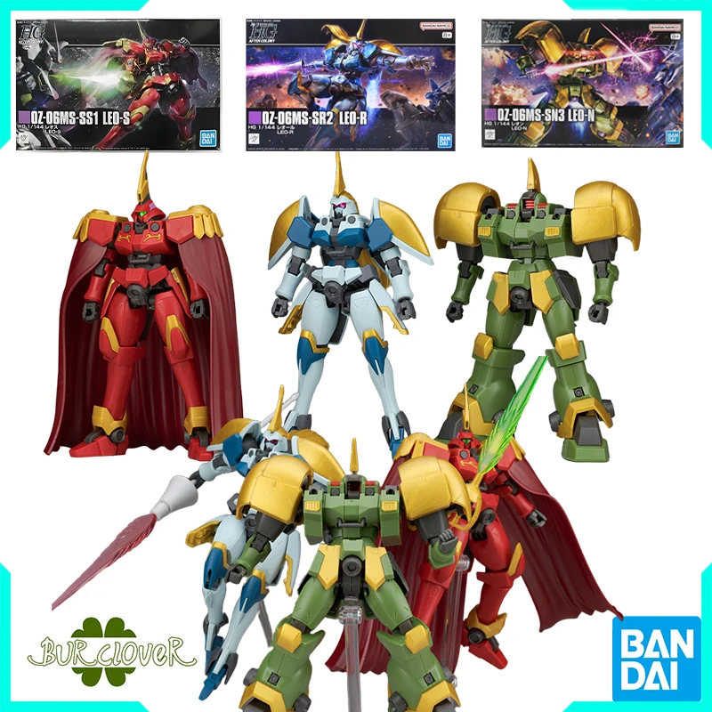 

Bandai Original GUNDAM HG OZ-06MS-SN3 LEO-N OZ-06MS-SS3 LEO-S OZ-06MS-SR3 LEO-R 1/144 Action Figure Toys For Boys /Girls/Kids