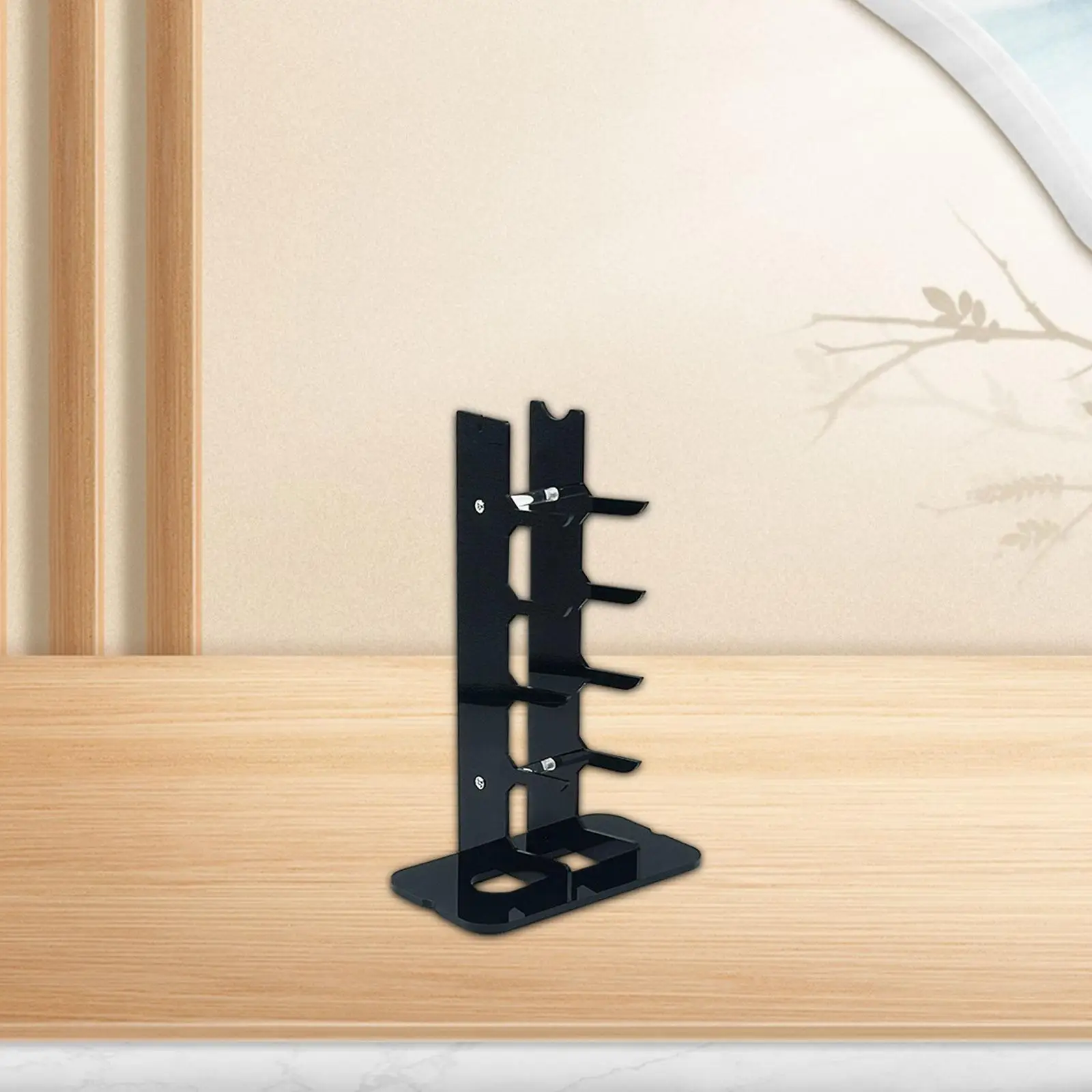 Wall Mounted Acrylic Knife Display Stand Rack for Pocket Knives Kitchen Knife Storage and Organization view 4