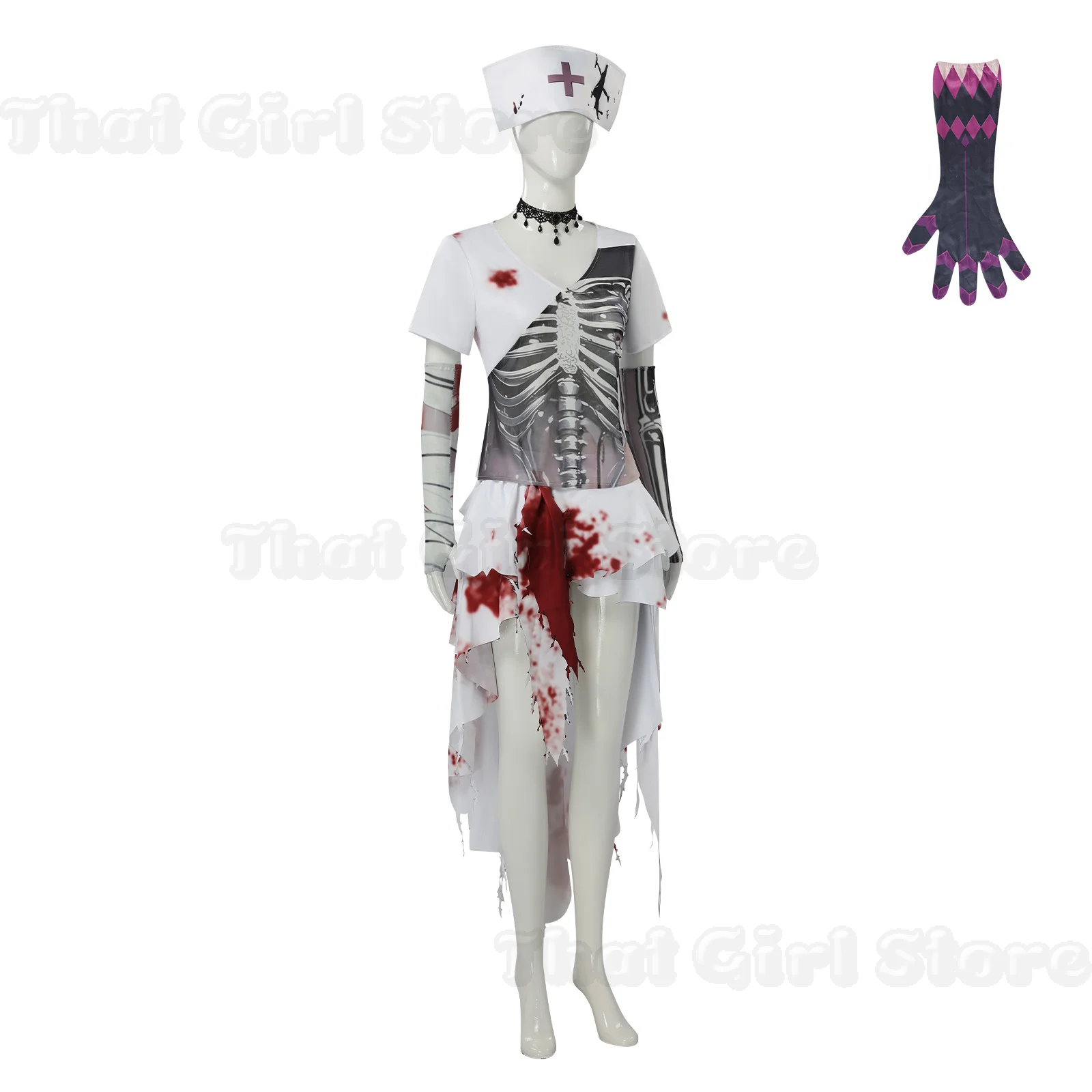 Scary Zombie Nurse Cosplay Ani - Anime Cosplay Nurse review and price