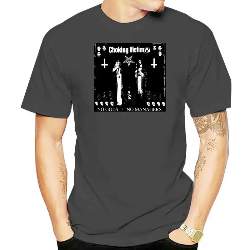 New Popular Choking Victim Album Mens Black T-Shirt S-3XL