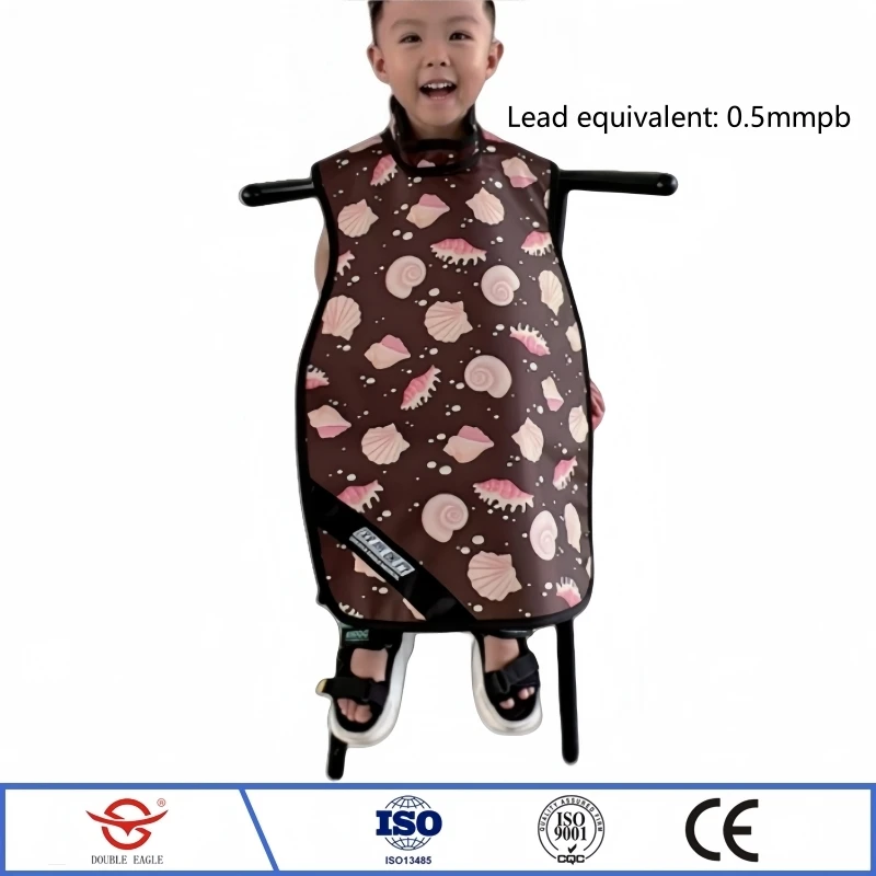 X-ray radiological protection 0.5mmpb children dental apron with collar Ionizing radiation protective child lead clothes