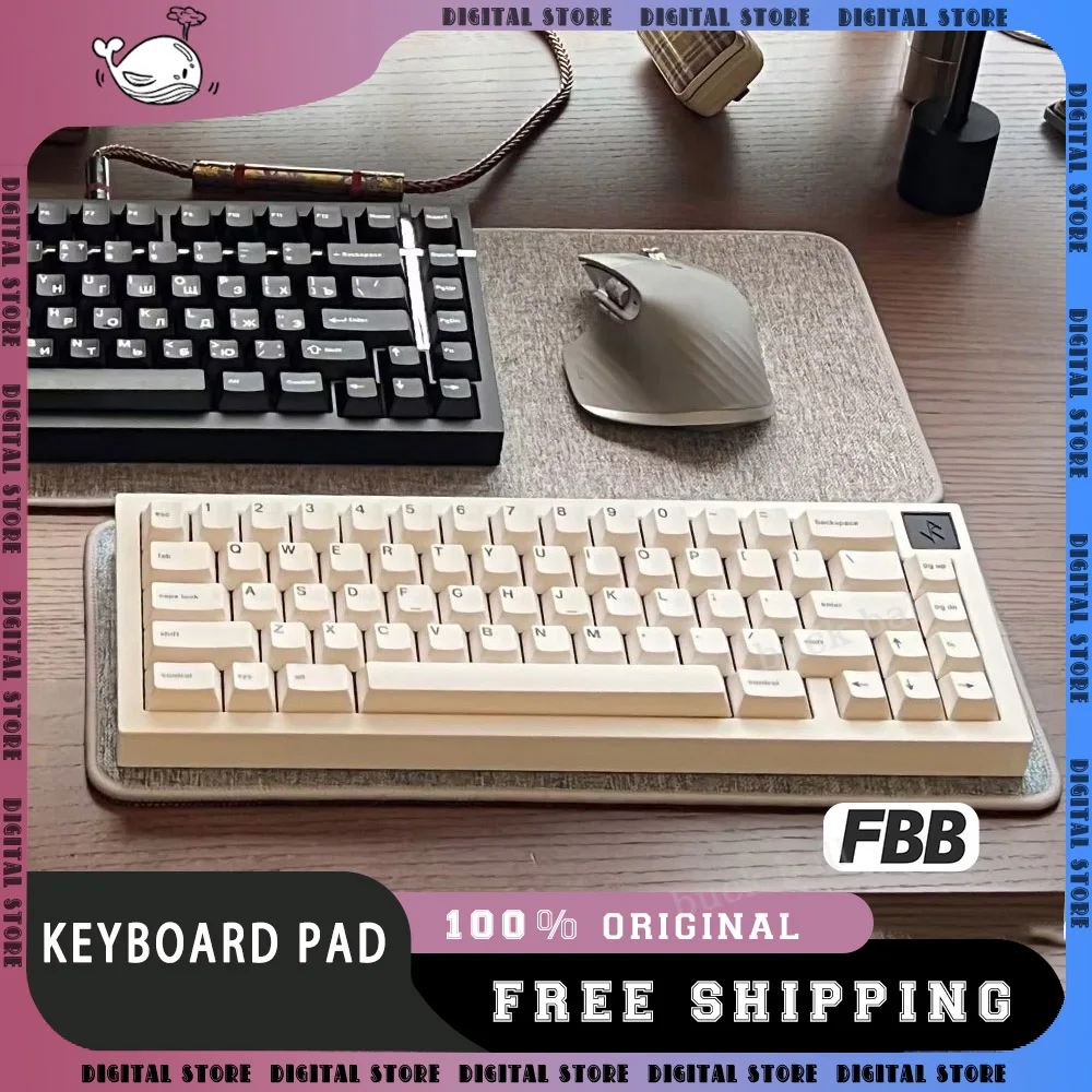 FBB Linen Hifi Keyboard Pad Thick Thread Knitted Shock Absorption Customized  Noise Reduction Mechanical Keyboard Typing Sound