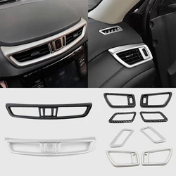 For Nissan Qashqai J11 2014-2018 ABS Matte Both sides Left Right Center Middle Air AC Outlet Vent Cover Trim car Accessories