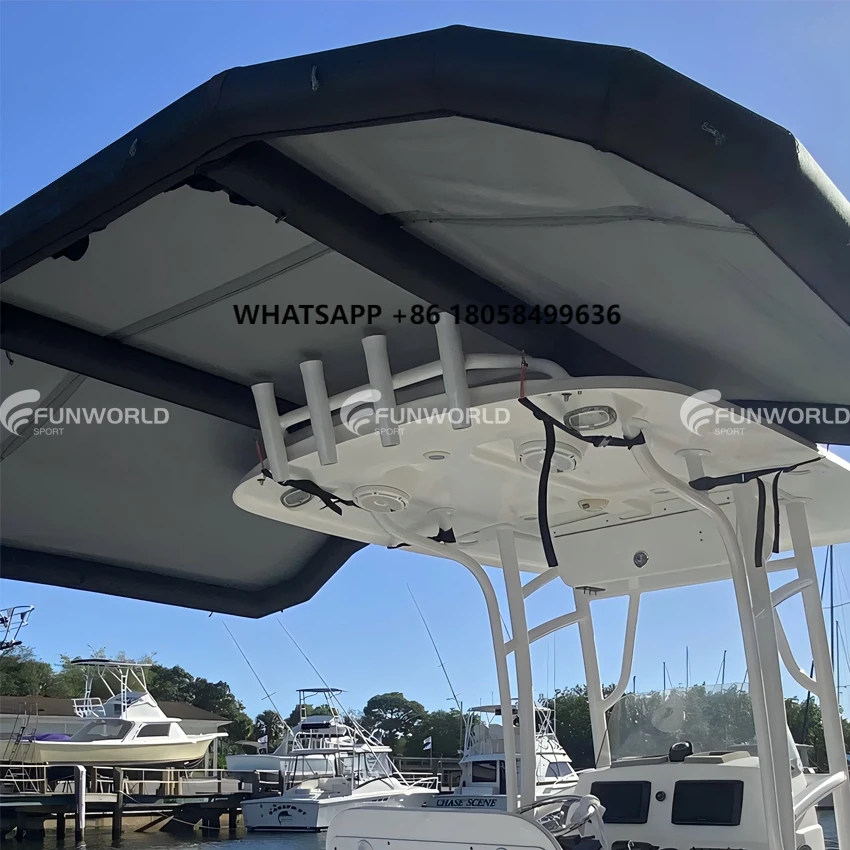

Commercial Inflatable Sunshade Sail Awing Shades for Boat Yacht Covering for Sail Boat Accessories
