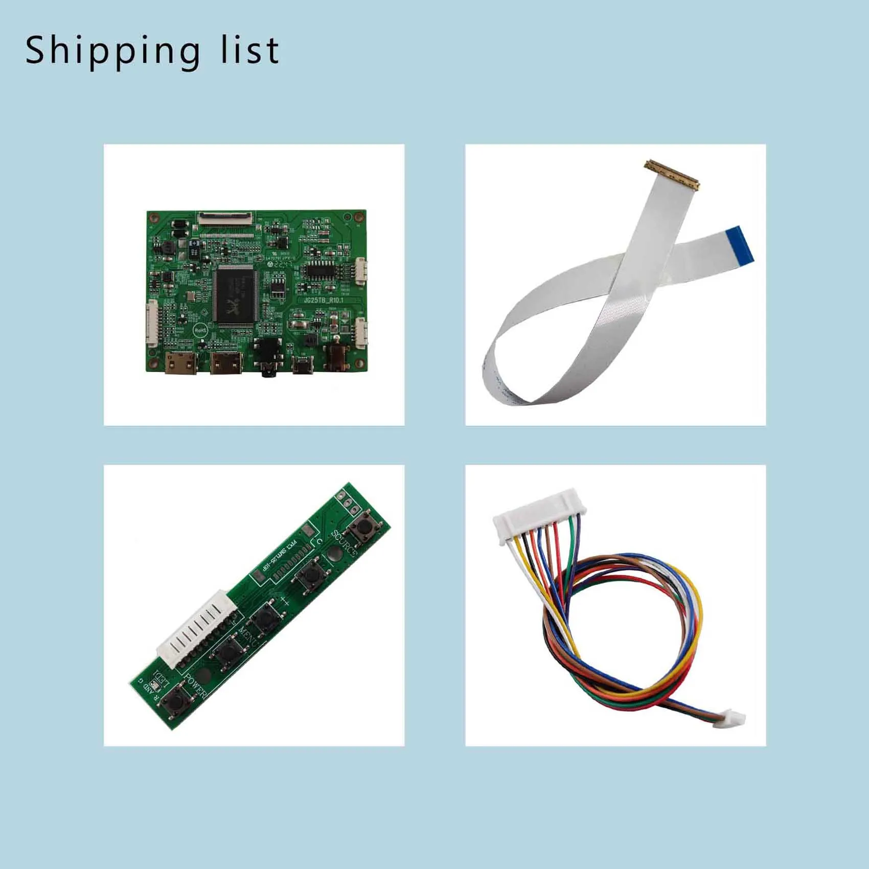 HD MI LCD Controller Board Work for 30Pin EDP LCD Screen Compatible Work With 15.6inch 1920X1080 120Hz N156HHE-GA1 N156HCE-GA2