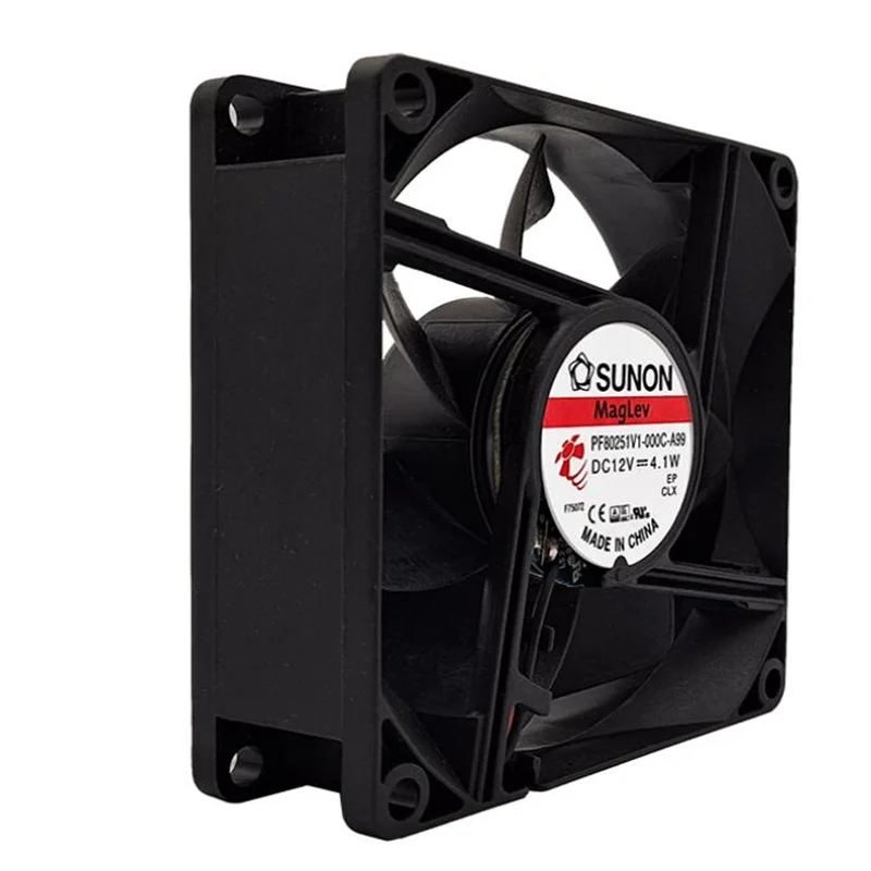 Wholesale: original sunon pf80251v1-000c-a99 8025 12v4.1w two-wire cooling fan