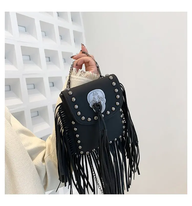 

2022 Women Tassel Crossbody Bag Matte Suede Shoulder Bag Fashion Feather Messenger Bag National Small Flap Bags Lady Purse Bolso