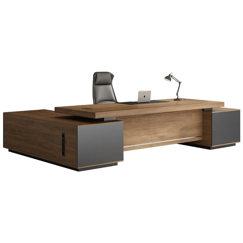 

Table Simple Modern Manager Work European Desk Chair Reception Cabinet Furniture