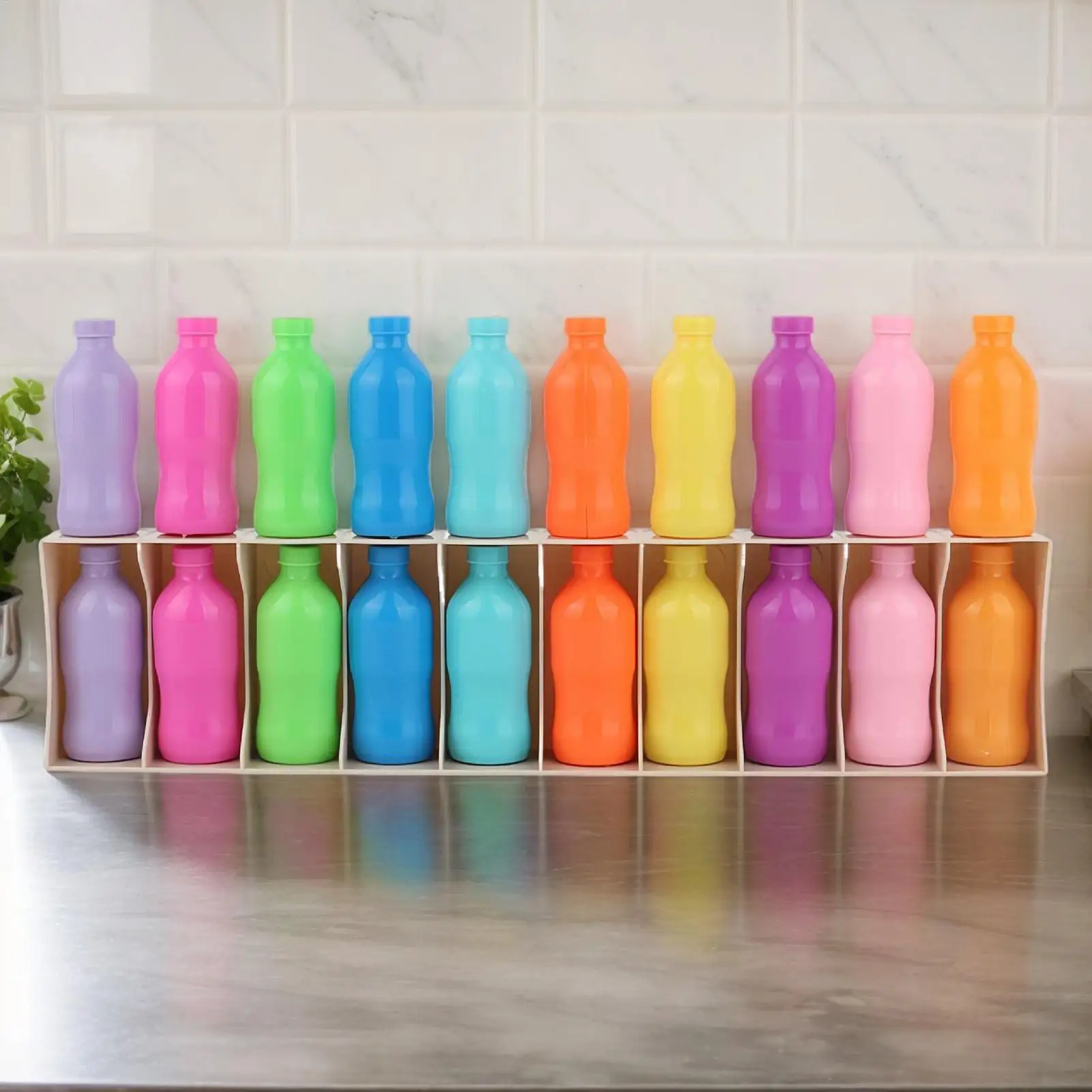 Color Sorting Toys Sensory Drink Color Sorter Tabletop Game Early Learning Logical Thinking Puzzle Toy For Schools Traveling