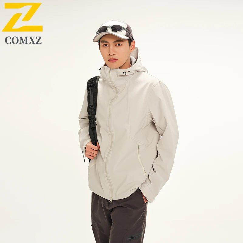 

EiAO Couple's Softshell windbreaker Waterproof Windproof Breathable Outdoor Techwear Coat for Hiking Camping Fishing 2025 New