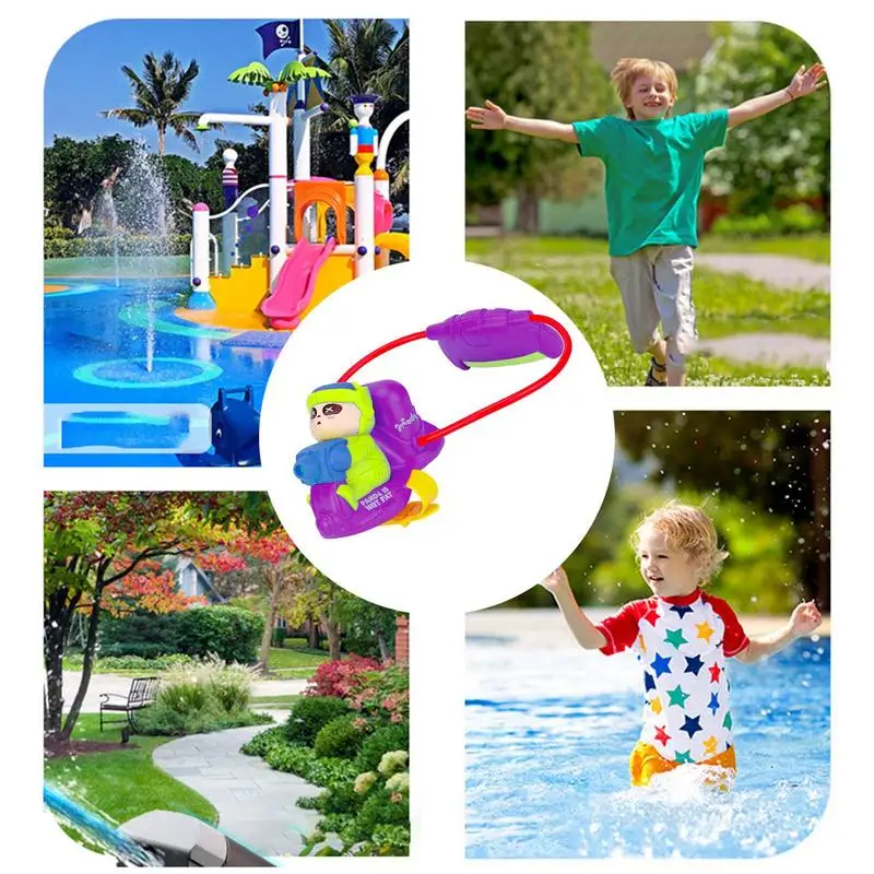 Juguetes de agua al aire libre, al aire libre juego de agua, juguete interactivo de chorro de agua, juguetes de piscina de agua Manual pequeños para verano