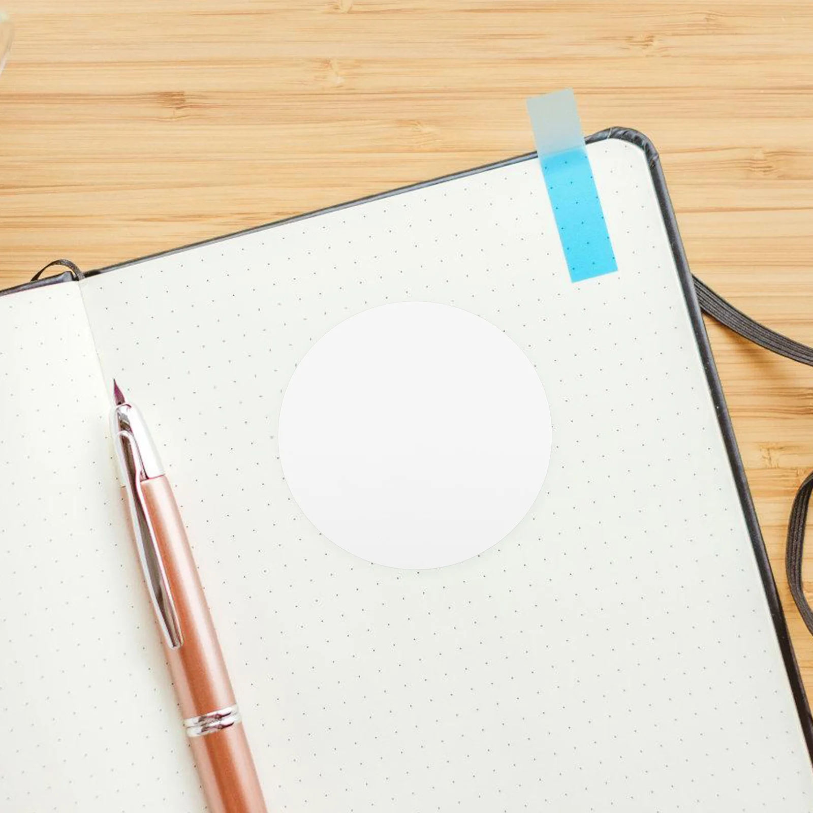 

1 Roll Round Thermal Labels Waterproof Oil Resistant Printable Sticker Paper For Label Printer Office