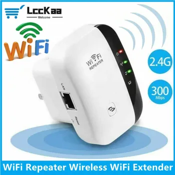 LccKaa 300 Mbps Kablosuz WiFi Tekrarlayıcı 2.4G Tekrarlayıcı Ağ Genişletici Aralığı 802.11N/B/G Kablosuz WiFi Tekrarlayıcı Güçlendirici Repetidor