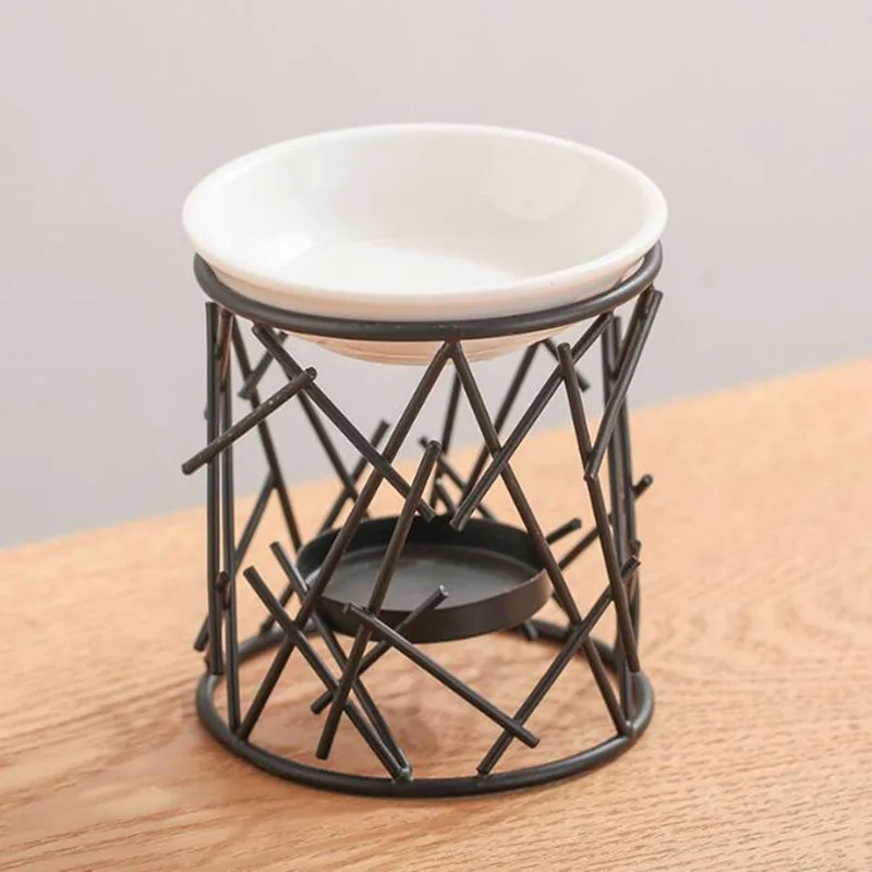 Creative Iron Metal Crafts Thorn Garden Aromatherapy Burner Essential Oil Furnance Candle Holder Fragrance Lamp Home Decor